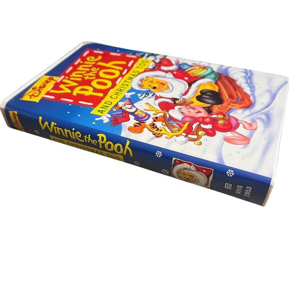 Winnie the Pooh and‎ Christmas Too Vintage VHS Walt Disney Video 1997 - Picture 2 of 7